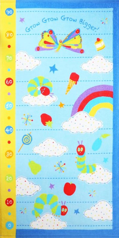 おむつケーキ研究所 はらぺこあおむし 身長計付き バスタオル