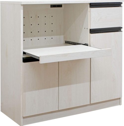 ワイエムワールド(YM WORLD) スライドラック付き 収納カウンター ラプレミニ 00-370