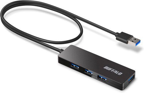 バッファロー(BUFFALO) バスパワーUSBハブ BSH4U12560U3BK