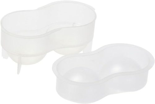 リバティーコーポレーション ポンッと氷が取りやすい蓋付アイストレー 丸氷 2個取り LD-484