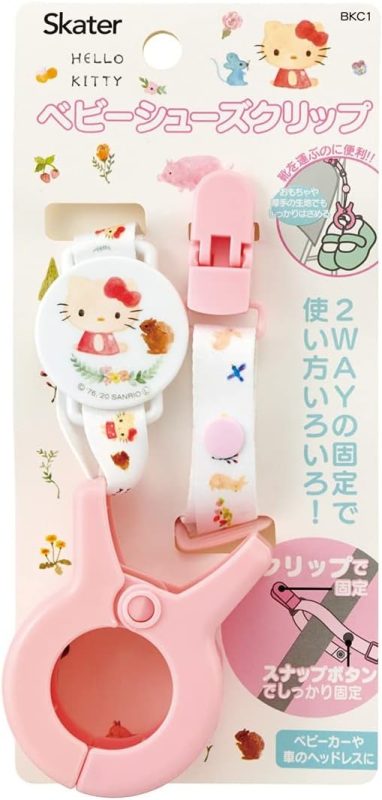 スケーター ベビーシューズクリップ ハローキティ フォレストフレンズ