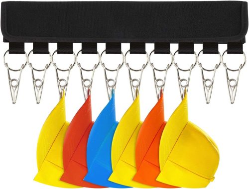 KUUQA 帽子ハンガー10ピンチ収納