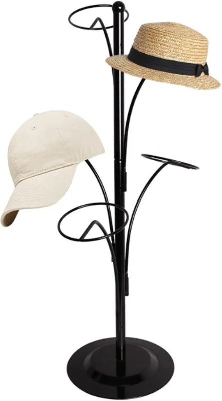 Asdays 帽子掛けフックスタンド 帽子スタンド コート ハンガー