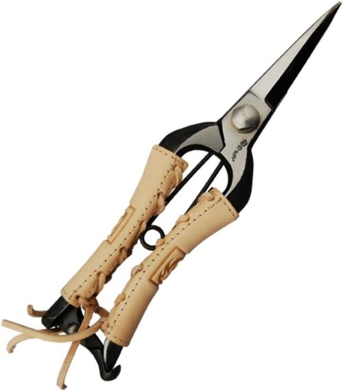 みきかじや村 双刃型両刃芽切鋏 8インチ金止 TS062