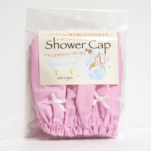 トレンドセンス リボン付き シャワーキャップ