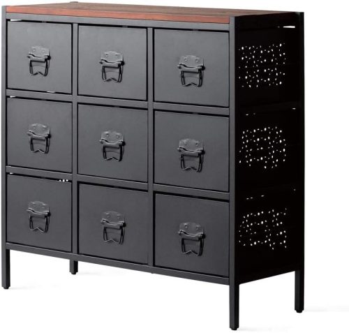 エアリゾームインテリア(Air Rhizome Interior) ヴィンテージ調ドロワーチェスト BILLS 9ドロワータイプ air-ar-irch03