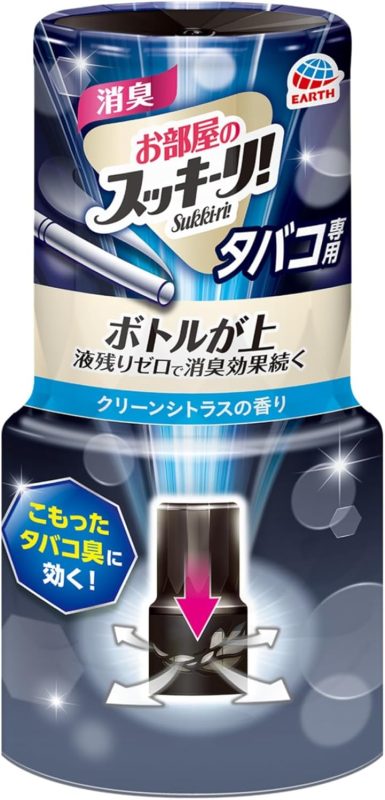 アース製薬 お部屋のスッキーリ！Sukki-ri! タバコ用 クリーンシトラスの香り