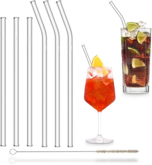 ハルム(HALM) ガラスストロー ストレート&カーブ