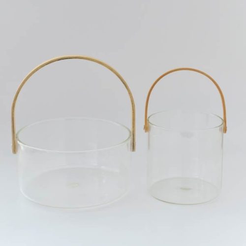 ビクトリアデザイン(VICTORIA Design) ガラスバスケット クリア 16-20210323-gb-c