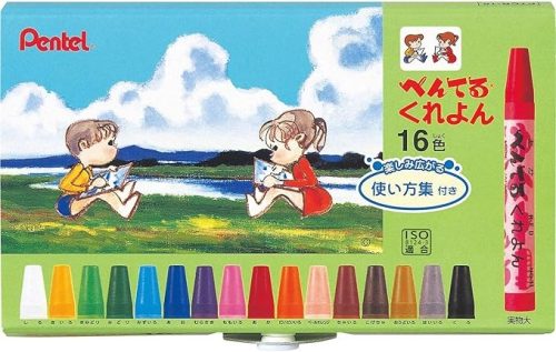 ぺんてる ぺんてるくれよん 16色 PTCR-16