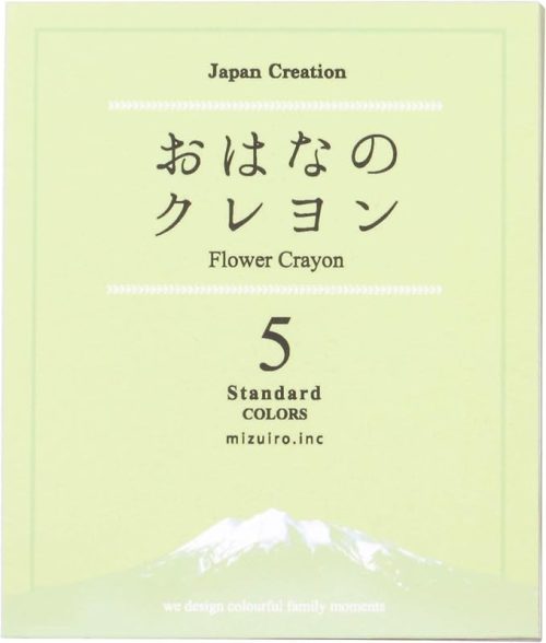mizuiro おはなのクレヨン standard 5色 ST-VEGI009
