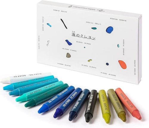 スカパーJSAT 海のクレヨン 世界の海の衛星写真から選ばれた名前のない12色