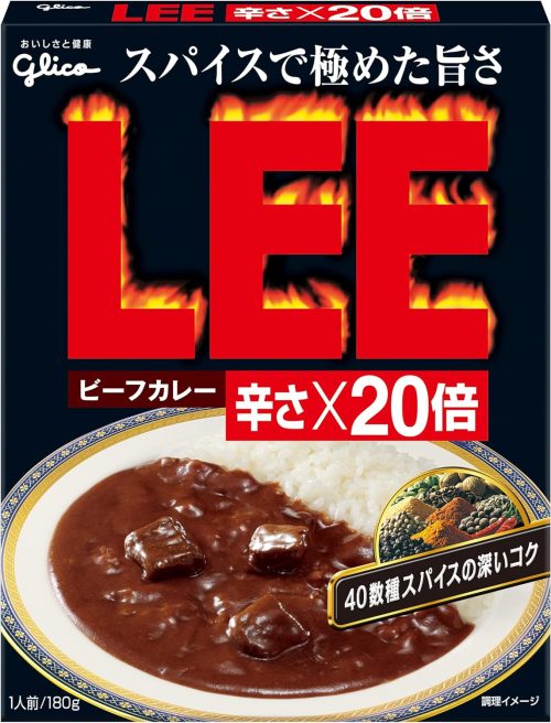 江崎グリコ ビーフカレーLEE 辛さ×20倍