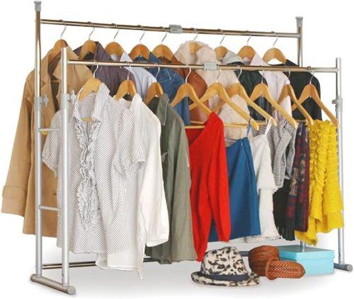 アイリスオーヤマ(IRIS OHYAMA) ハンガーラック 押入れハンガー 2段タイプ OSH-Y27