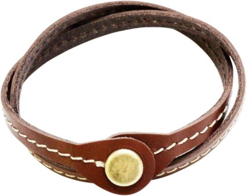 松栄産業 静電気除去 本革 おしゃれブレスレット