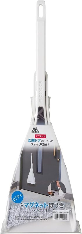 山崎産業(Yamazaki Sangyo) コンドル ピタッとマグネットほうき ちりとり付き