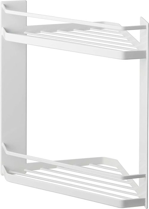 山崎実業 マグネットバスルームコーナーラック タワー 2段