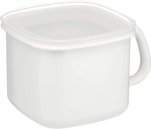 富士ホーロー(FUJIHORO) 角型みそポット N-KP