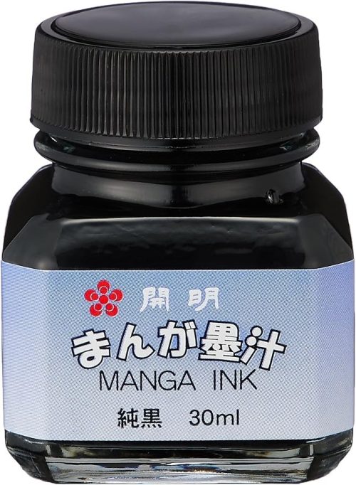 開明 まんが墨汁 純黒 30ml SE0044
