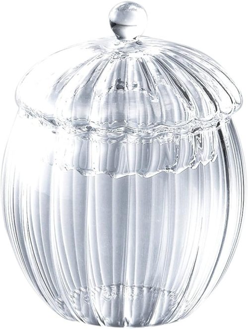 吉谷硝子 ティーフォーツー ウェーブシュガーポット YF-1013