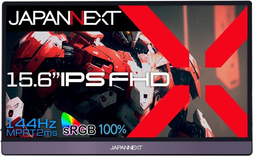 JAPANNEXT フルHDモバイルゲーミングモニター JN-MD-156IPS144FHDR 2024