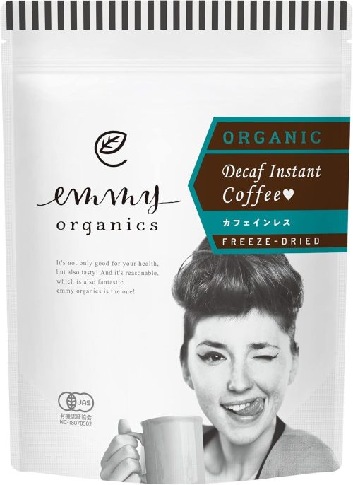 エミー オーガニック(emmy organics) オーガニックインスタントコーヒー カフェインレス