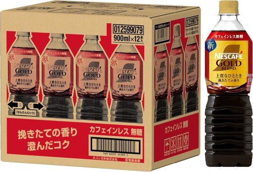 ネスレ(Nestle) ネスカフェ ゴールドブレンド 上質なひととき ボトルコーヒー カフェインレス 無糖