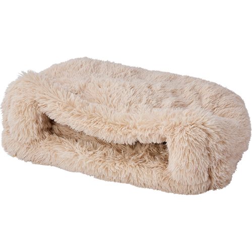 ペティオ(Petio) 犬猫用ベッド 乗れてもぐれる ふわふわドームベッド ワイド