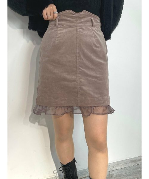 ニコルクラブ(NICOLE CLUB) 2WAYコーデュロイスカート