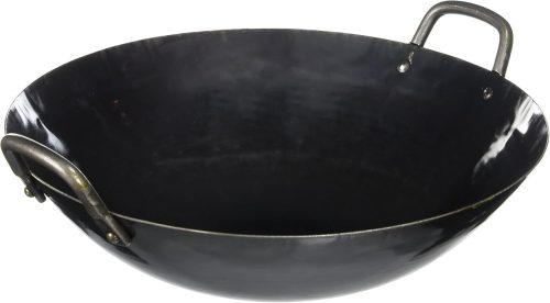 山田工業所 鉄打出 中華両手鍋 30cm 板厚1.2mm