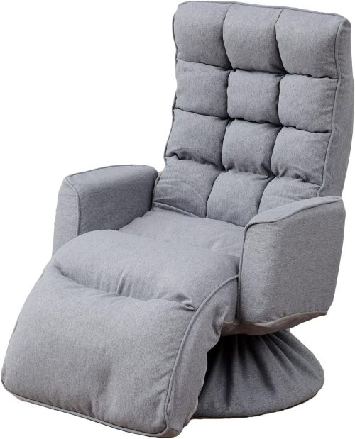 山善(YAMAZEN) 高椅子 オットマン付き EIKZ-72AOT