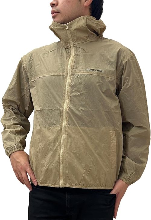 コンバース(CONVERSE) ナイロンポケッタブルパーカー