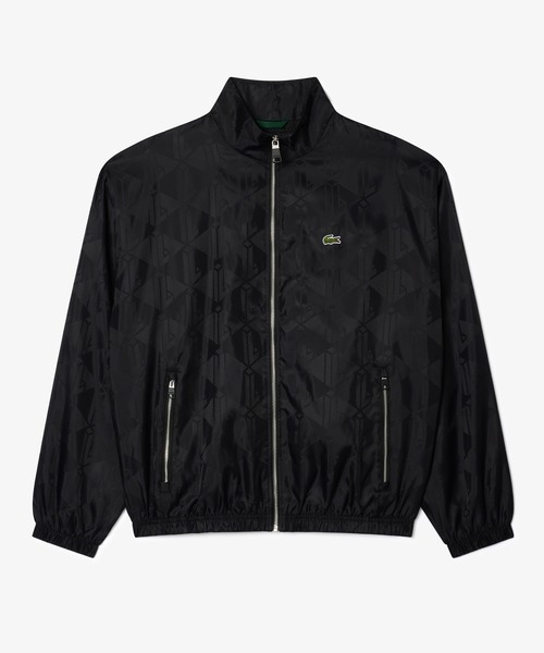 ラコステ(LACOSTE) ナイロンモノグラムトラックジャケット