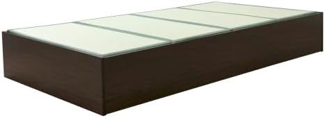 友澤木工 薄型畳付きヘッドレス畳ベッド桔梗 ボックス・ロー 381B-84-SD