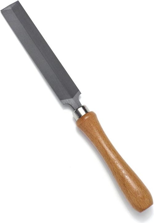 ワタオカ(wataoka) 両刃やすり 柄付き 100mm