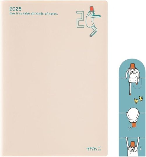 ミドリ(MIDORI) ポケットダイアリー B6 オジサン柄 22312006