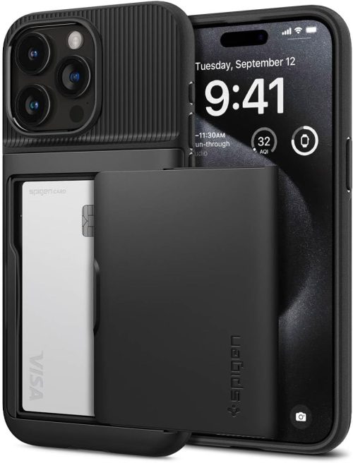 シュピゲン(Spigen) iPhone 15 Pro Max ケース スリム・アーマーCS ACS06589