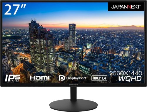 JAPANNEXT IPS系液晶パネル搭載モニター JN-IPS271WQHD-N 2023