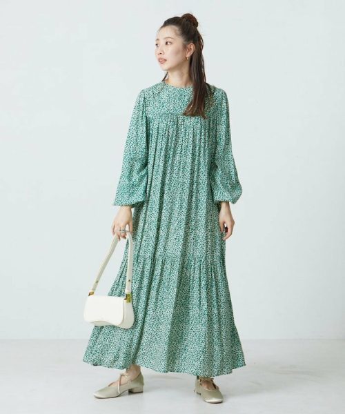 フリークスストア(FREAK'S STORE) 限定展開 花柄 マキシワンピース 2WAY