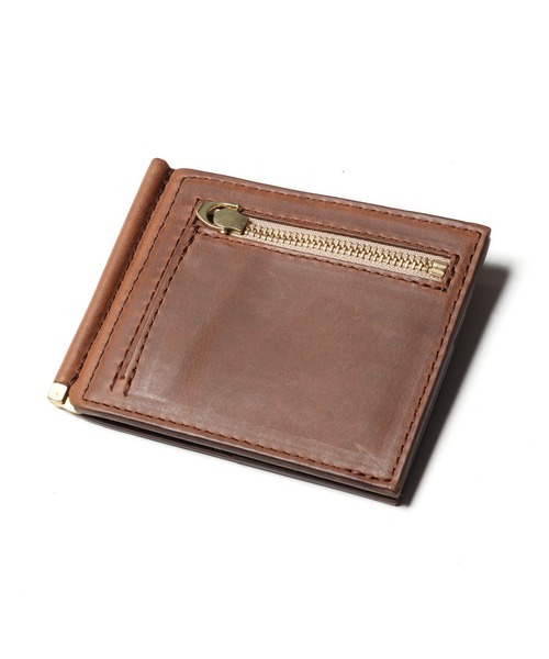 ミスター・オリーブ(MR.OLIVE) E.O.I ホーウィンクロムエクセルレザー マネークリップウォレット