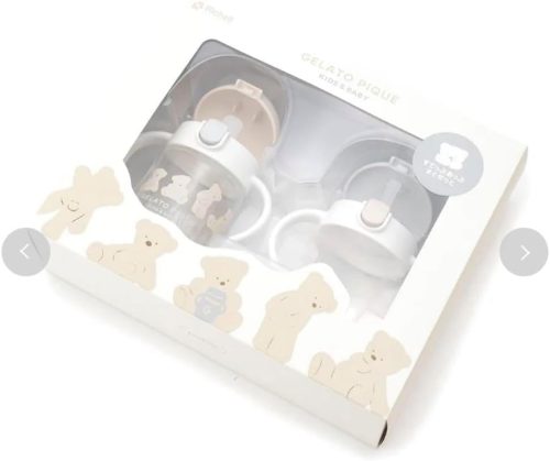 ジェラートピケ(gelato pique) スタイ付きステップアップマグセットR PBGG229007