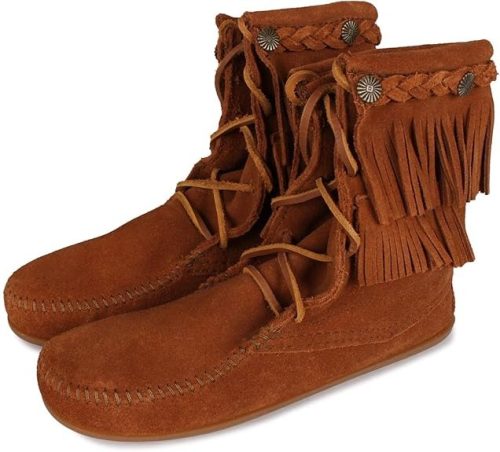 ミネトンカ(MINNETONKA) ダブルフリンジ トランパー ブーツ