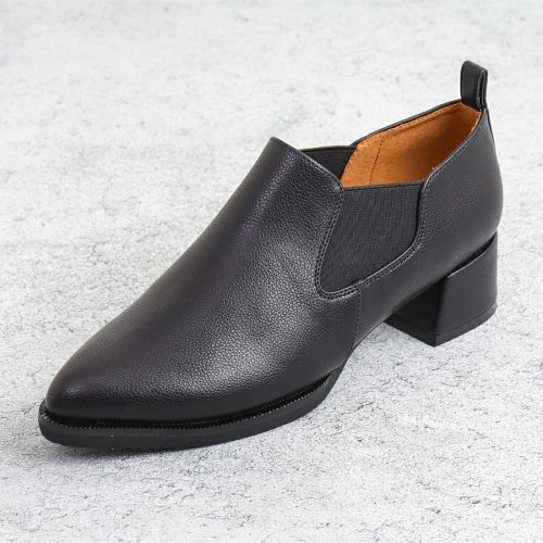 アルテミス by ダイアナ(artemis by DIANA) サイドゴア ローヒールブーティー