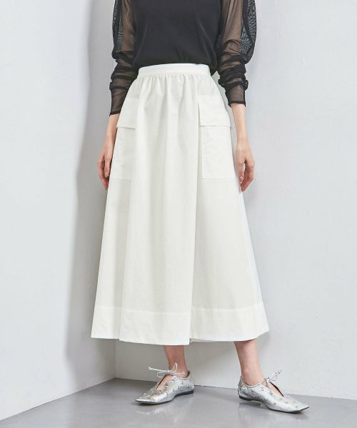 ユナイテッドアローズ(UNITED ARROWS) カーゴ ギャザースカート