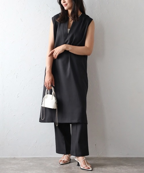 Bonjour Sagan Vネックセットアップ