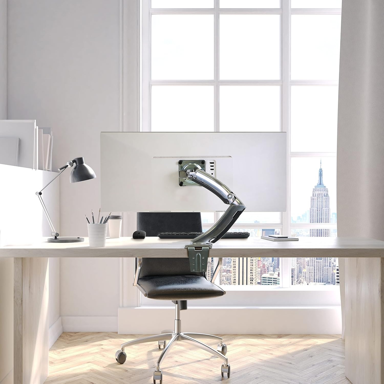 エルゴトロン MXV デスクモニタアーム ホワイト 白 Amazon.co.jp