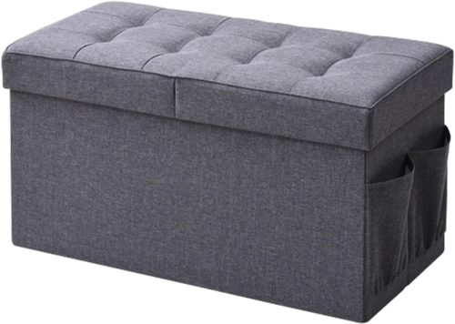 山善(YAMAZEN) 収納スツール ワイド GLS-76