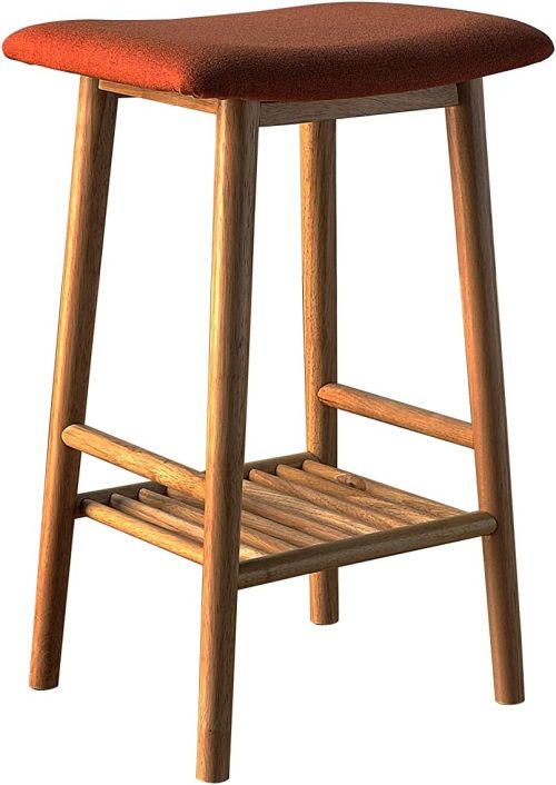 カグワールド(KAGUWORLD) 北欧テイストのファブリックスツール レスト ハイスツール smk-0283