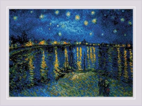 RIOLIS Starry Night Over the Rhone after Van Gogh’s Painting #1884