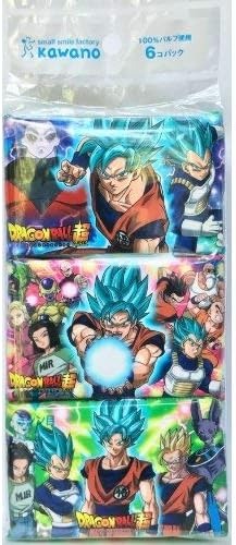 河野製紙 ドラゴンボール超 キャラクターポケットティッシュ ミニサイズ6個パック